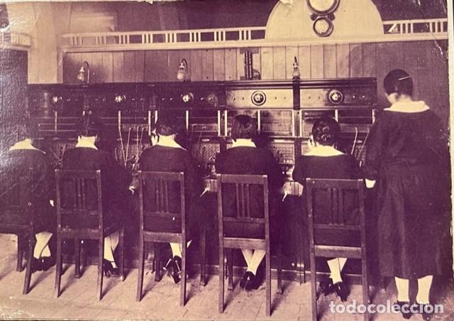 Antique Photography: FOTO POSTAL DE SE&Ntilde;ORITAS TELEFONISTAS DE ESPA&Ntilde;A 1924-1974