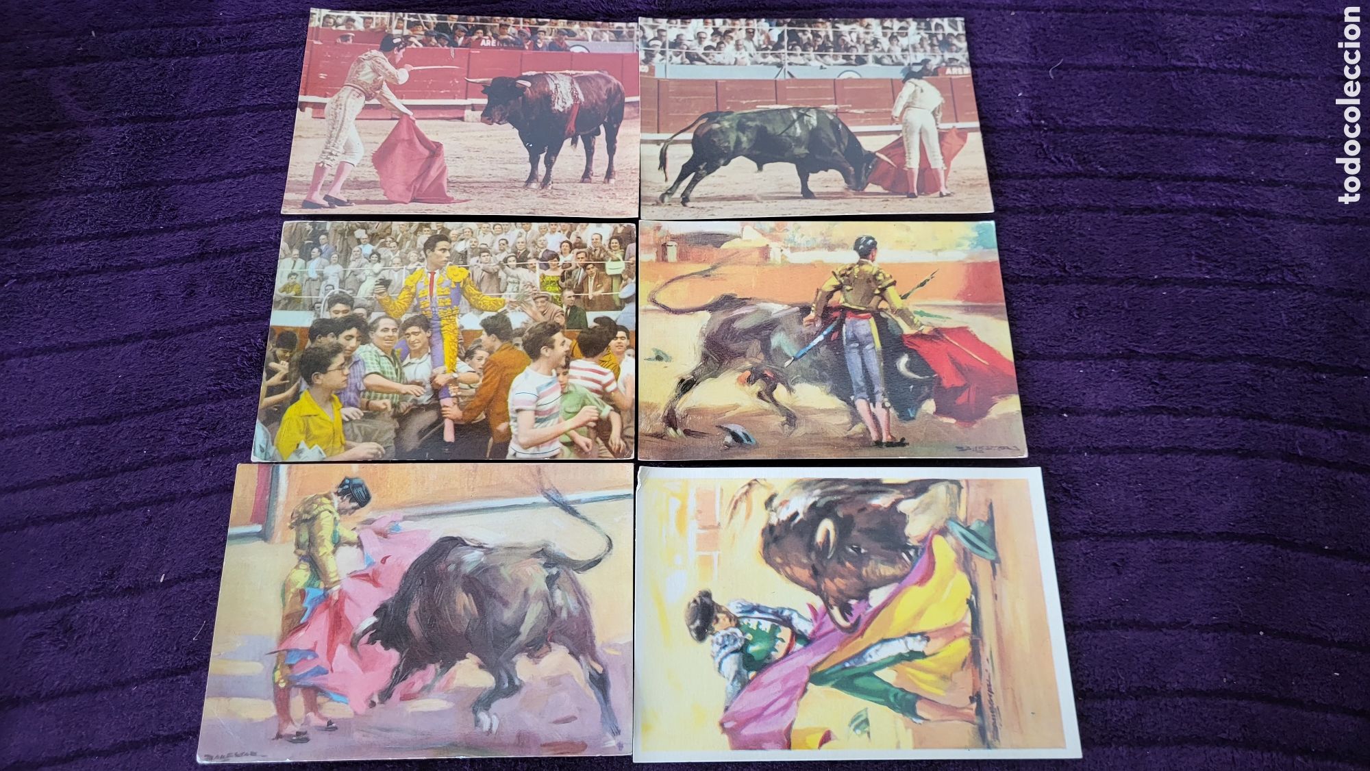Fotografia antica: Tarjetas Postales Toreros