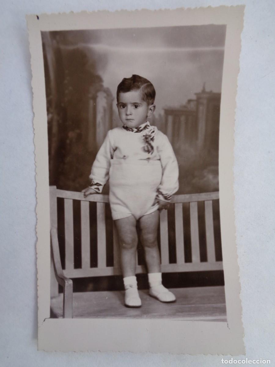 Fotografia antica: PRECIOSA FOTO DE ESTUDIO DE NI&Ntilde;O PEQUE&Ntilde;O CON PANTALON CORTO. PRINCIPIOS DE SIGLO