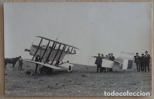 Fotografia antica: Fotograf&iacute;a antigua de avion biplano &iquest;Franco-espa&ntilde;ol? D&eacute;cada de 1920