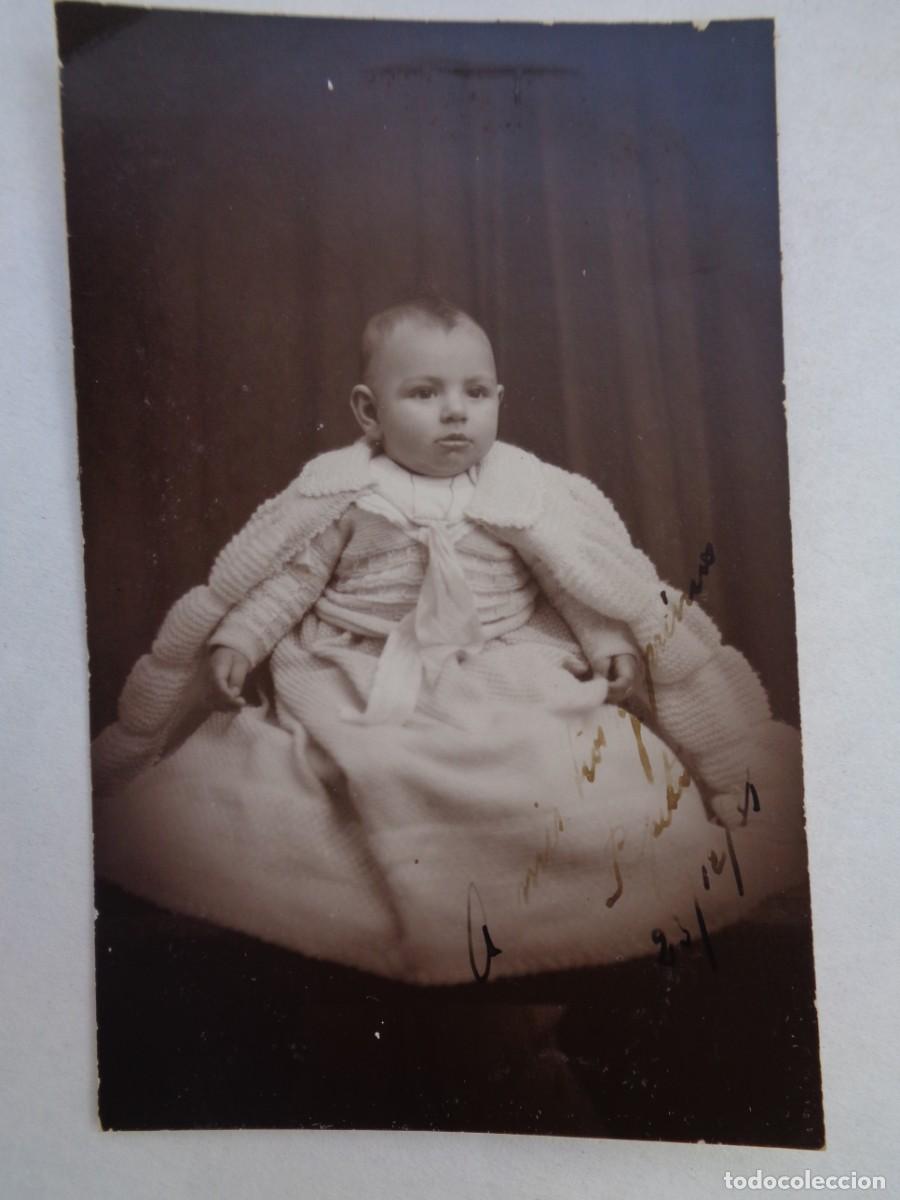 Fotografia antiga: PRECIOSA FOTO DE ESTUDIO DE BEBE , PRINCIPIOS DE SIGLO.