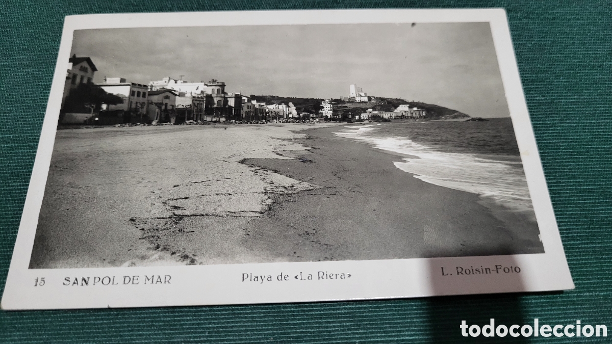 Fotografia antiga: Fotograf&iacute;a antigua San Pol de Mar usado