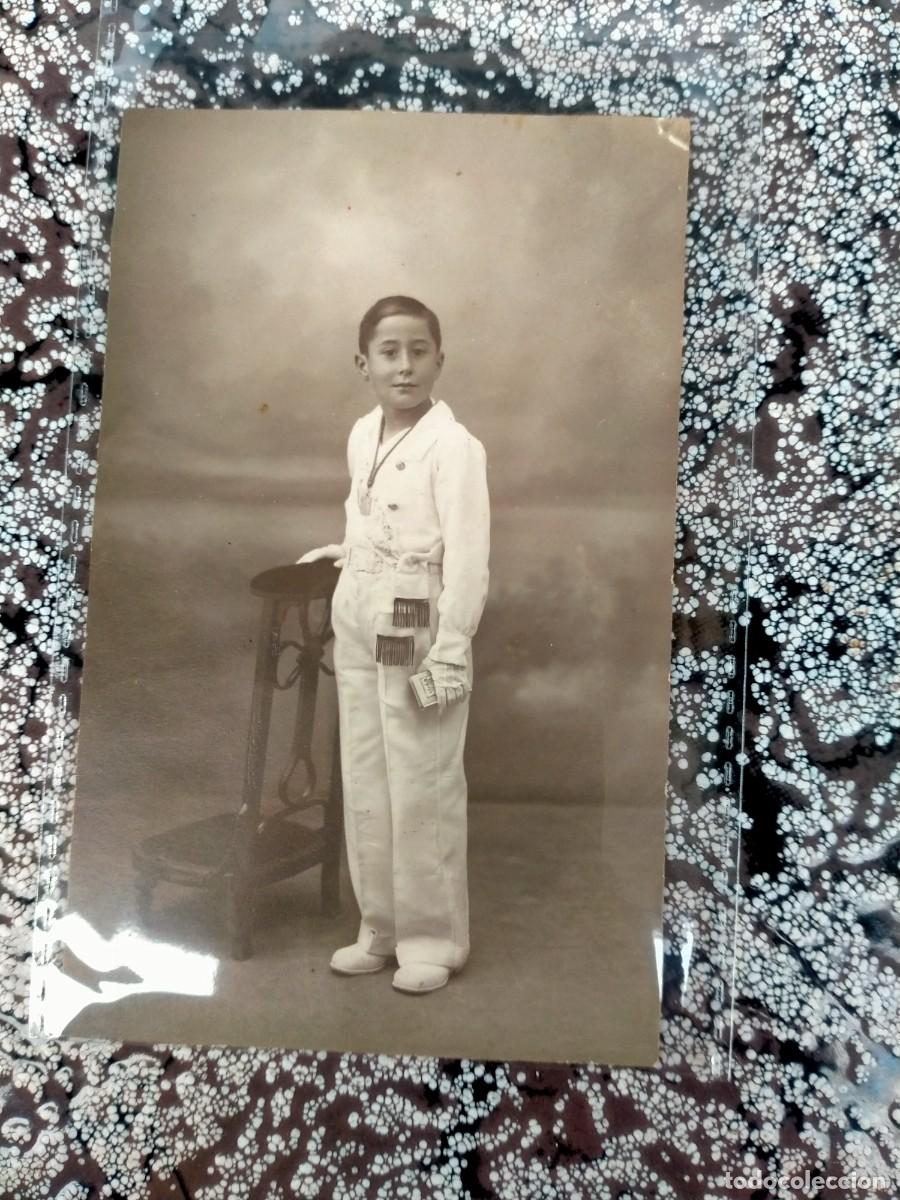 Antique Photography: ANTIGUA FOTOGRAF&Iacute;A POSTAL NI&Ntilde;O COMUNI&Oacute;N