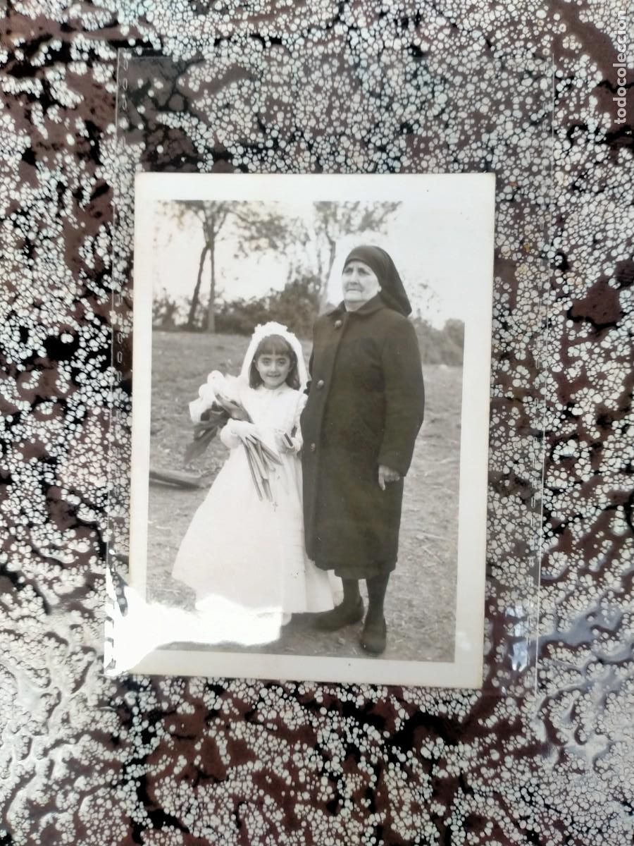 Alte Fotografie: ANTIGUA FOTOGRAF&Iacute;A POSTAL NI&Ntilde;O COMUNI&Oacute;N FOTO