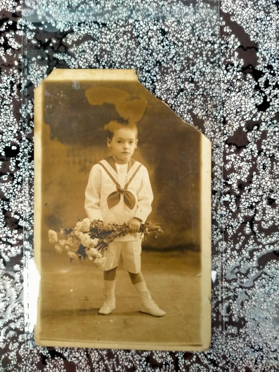 Alte Fotografie: ANTIGUA FOTOGRAF&Iacute;A POSTAL NI&Ntilde;O 1924 M&eacute;xico FOTO