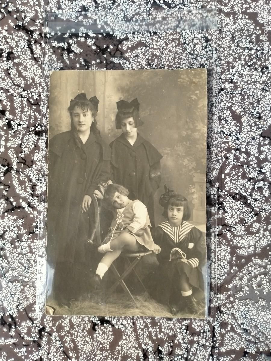 Alte Fotografie: ANTIGUA FOTOGRAF&Iacute;A POSTAL NI&Ntilde;O FOTO