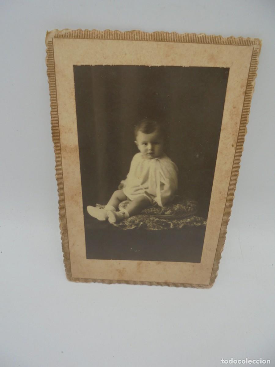 Fotografia antiga: TARJETA POSTAL FOTOGRAFICA. CHALET FOTOGRAFICO. 1925. UN BEBE DE 10 MESES.