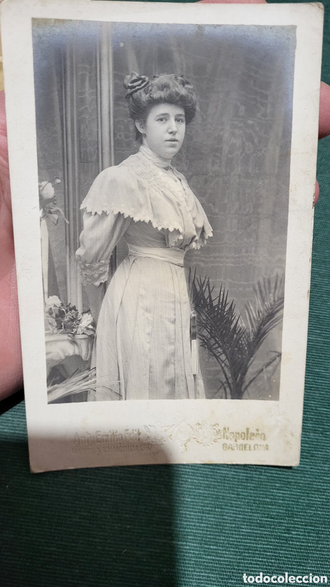 Fotografia antiga: Fotograf&iacute;a antigua retrato de una Se&ntilde;ora
