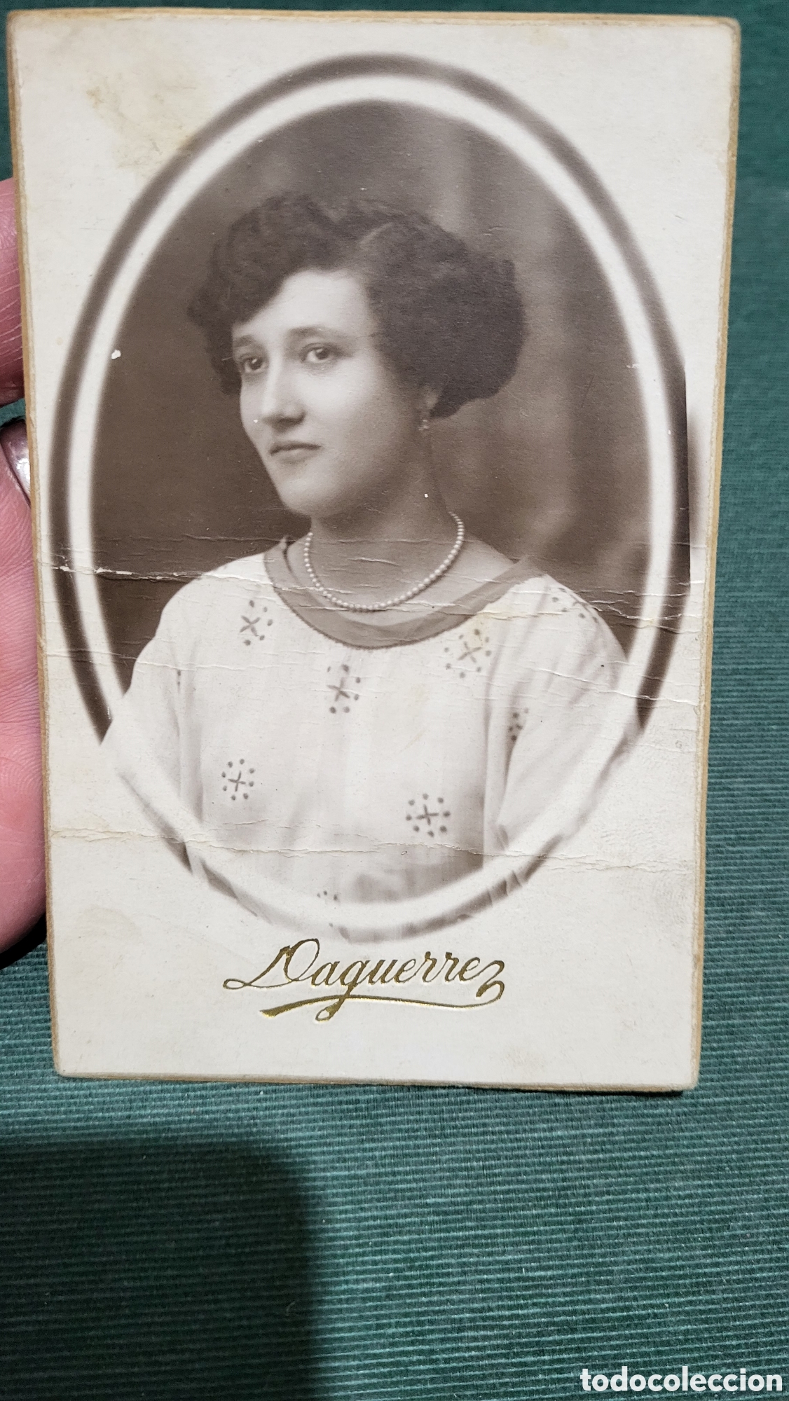 Fotografia antiga: Fotograf&iacute;a antigua retrato de una Se&ntilde;ora
