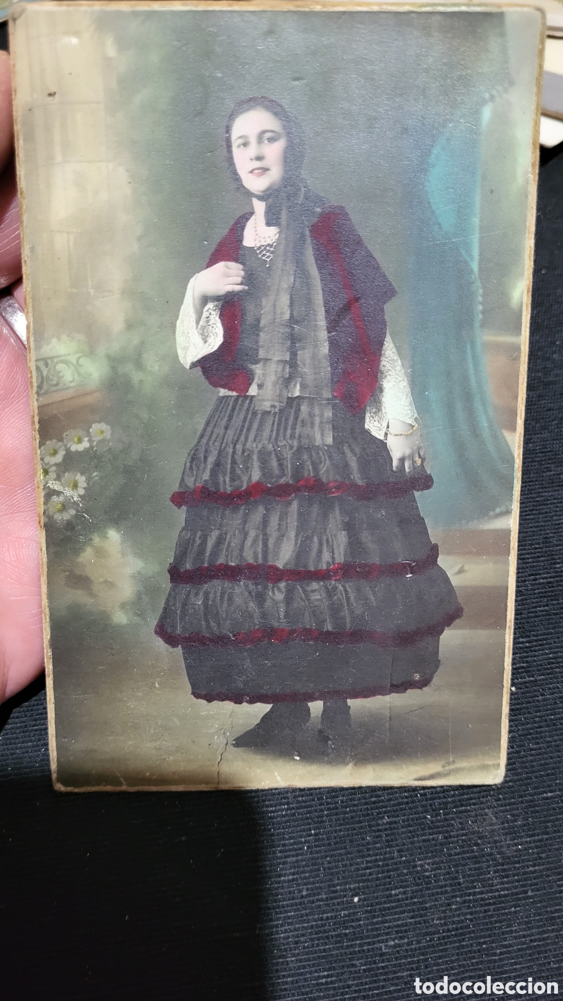 Fotografia antiga: Fotograf&iacute;a antigua retrato de una Se&ntilde;ora