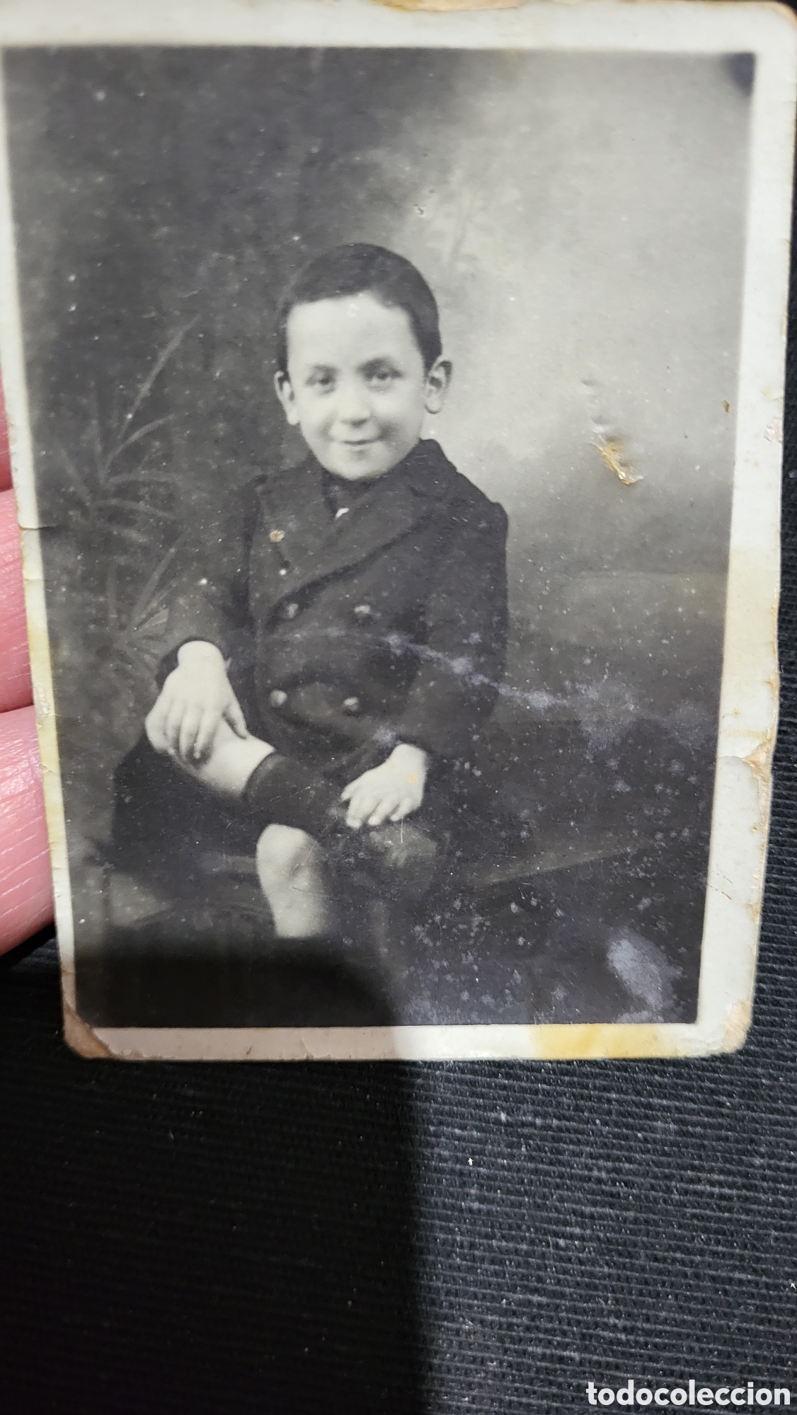 Fotografia antiga: Fotograf&iacute;a antigua retrato de un Ni&ntilde;o
