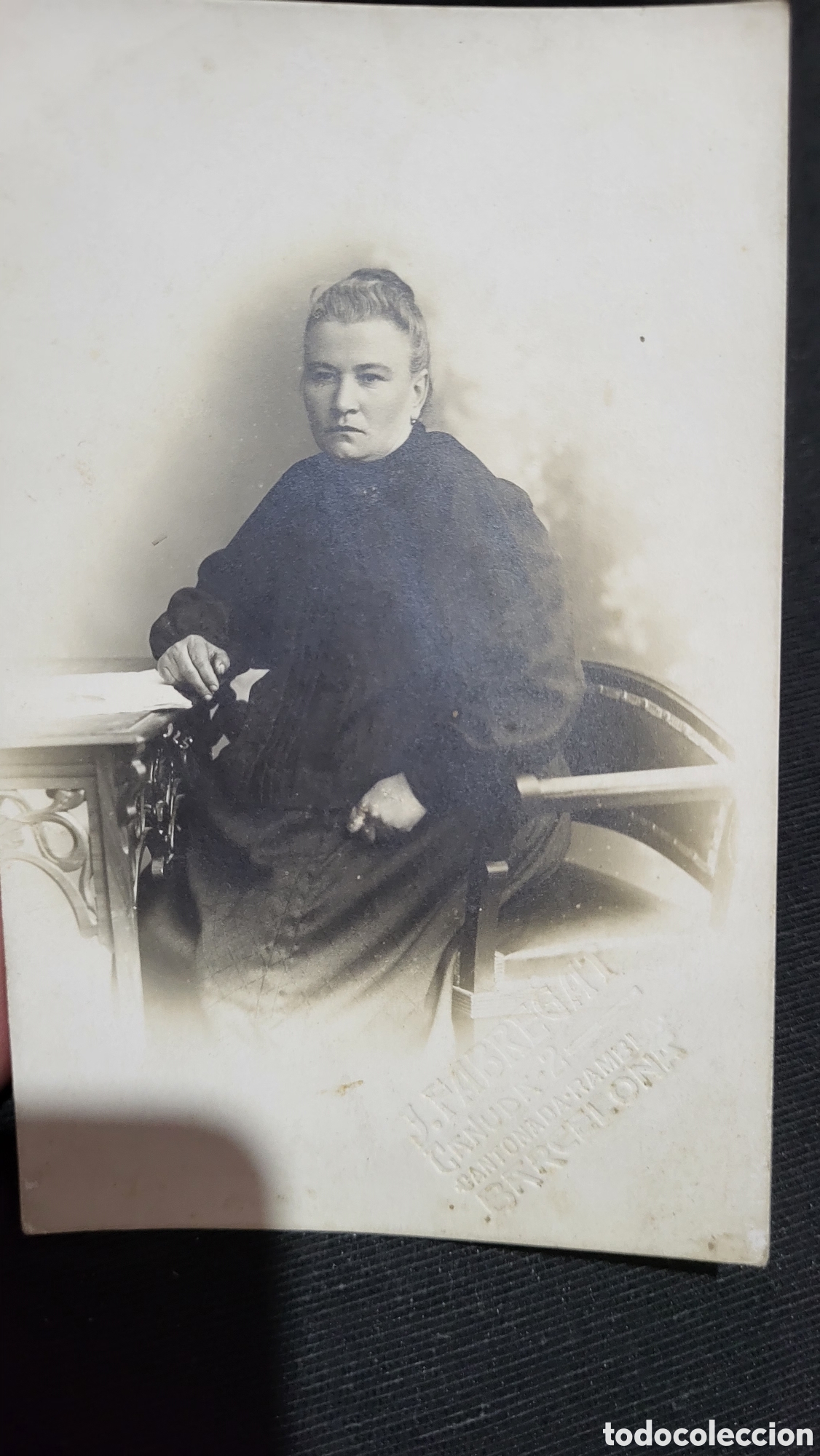 Fotografia antiga: Fotograf&iacute;a antigua retrato de una Se&ntilde;ora