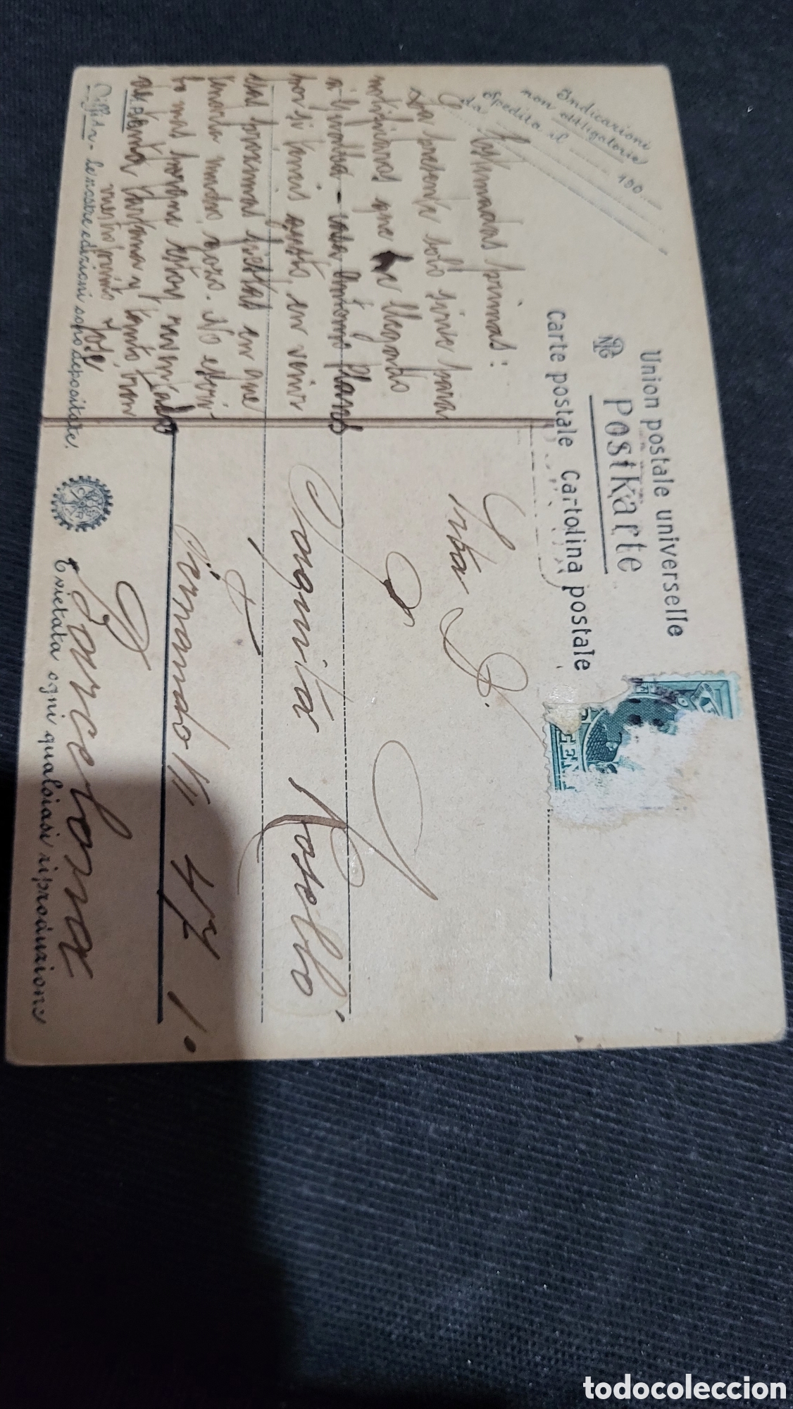 Fotograf&iacute;a antigua: Tarjeta Postal usada - Foto 2