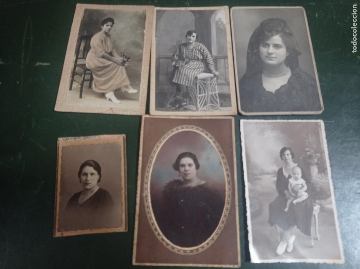 Antique Photography: Fotograf&iacute;a lote colecci&oacute;n mujeres variadas