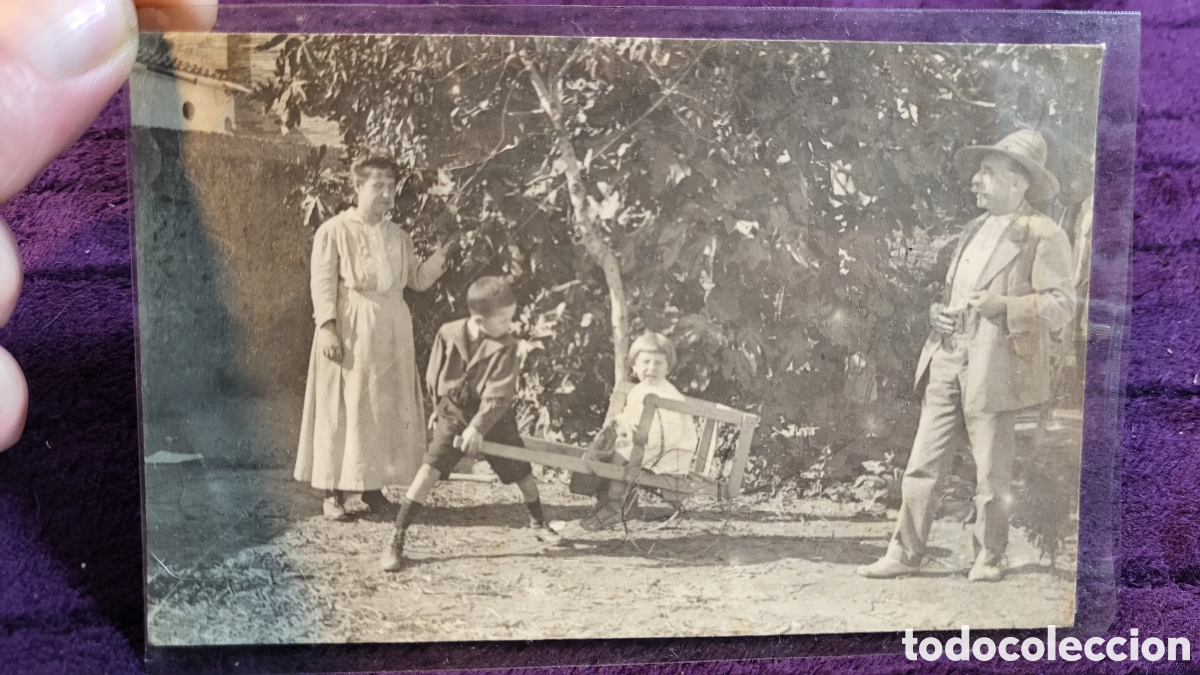 Fotografia antiga: Fotograf&iacute;a antigua usada 1913