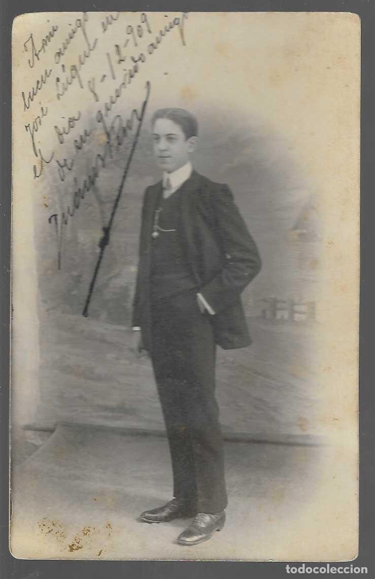 Alte Fotografie: FOTO ,- A&Ntilde;OS 1909..-MIDE: 14 X 9 C.M. VER FOTOS