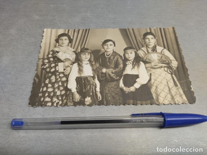Alte Fotografie: FOTOGRAF&Iacute;A ANTIGUA NI&Ntilde;AS DISFRAZADAS / SIN IDENTIFICAR