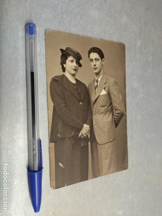 Alte Fotografie: FOTOGRAF&Iacute;A ANTIGUA PAREJA / SIN IDENTIFICAR
