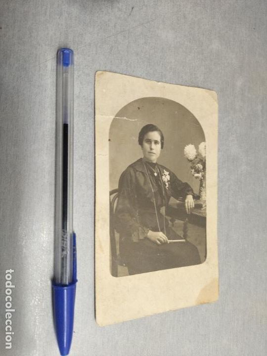 Alte Fotografie: FOTO TARJETA POSTAL ANTIGUA, SE&Ntilde;ORA / CARTE POSTALE