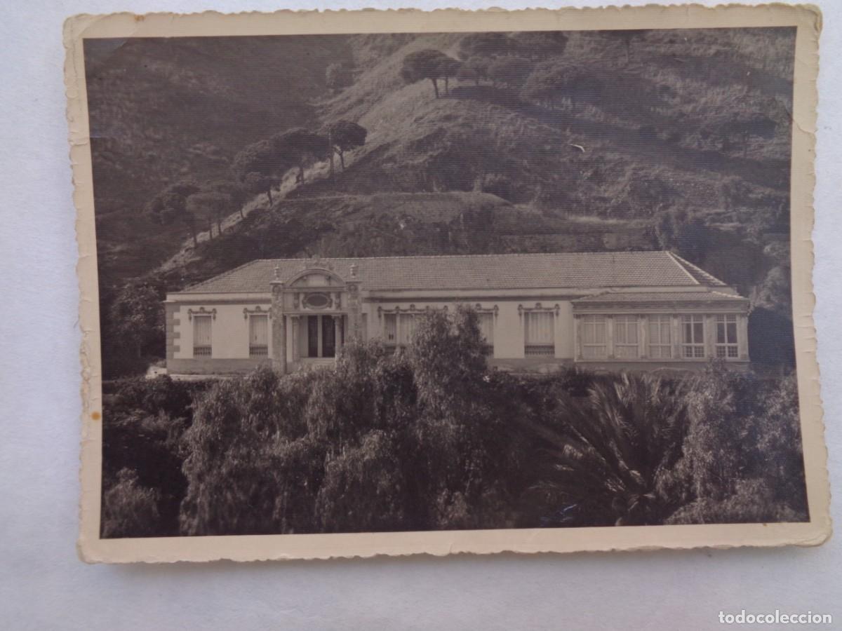 Antique Photography: FOTO ( EN PAPEL POSTAL ) DE UN PALACETE EN EL CAMPO