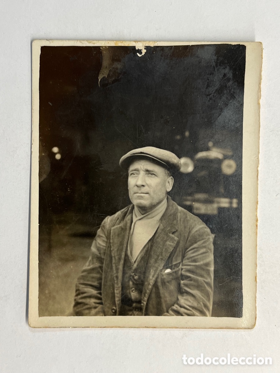 Fotograf&iacute;a antigua: SE&Ntilde;OR EN LA PUERTA DE SU CASA.. Minuteros, fot&oacute;grafos de calle.. (h.1930?) la Espa&ntilde;a Rural &hellip;
