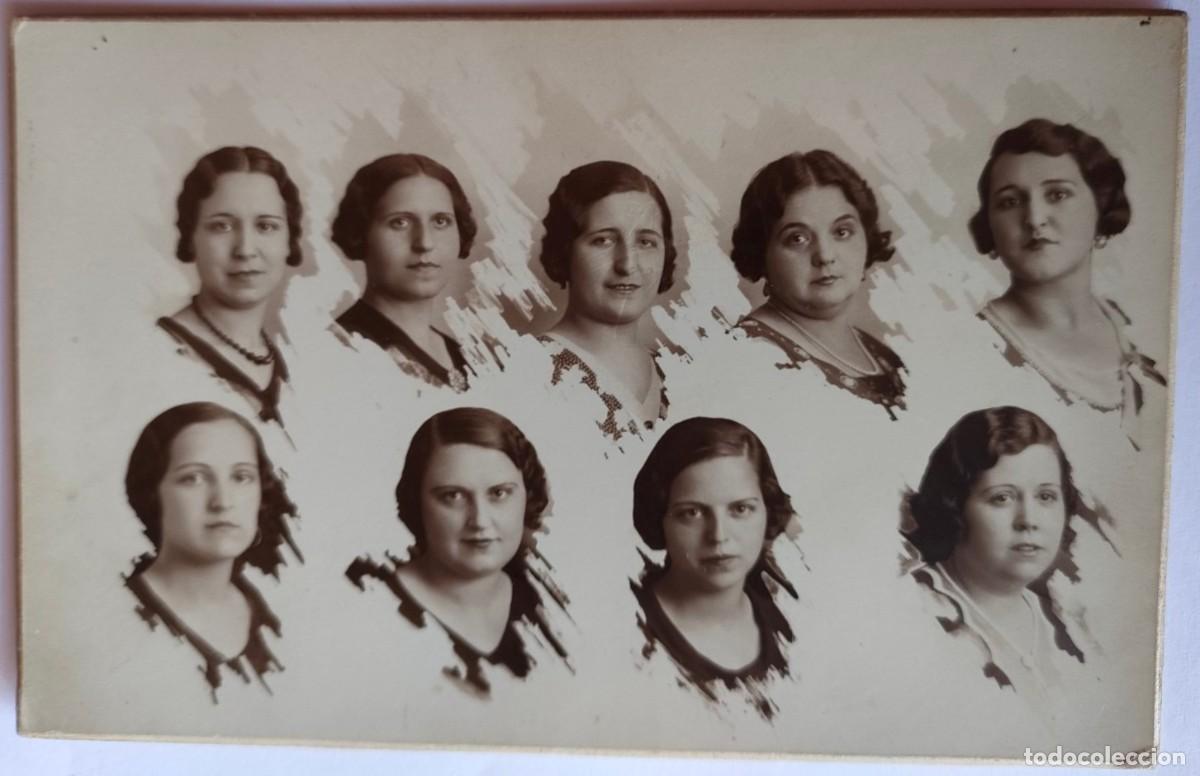 Alte Fotografie: ALCOY FOTOGRAFO MATARREDONA CARTON DURO TAMA&Ntilde;O POSTAL