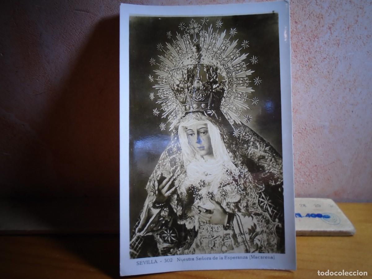 Alte Fotografie: SEVILLA.POSTAL FOTOGRAFICA S/C.NTRA.SRA.DE LA ESPERANZA(MACARENA)A&Ntilde;OS 30.
