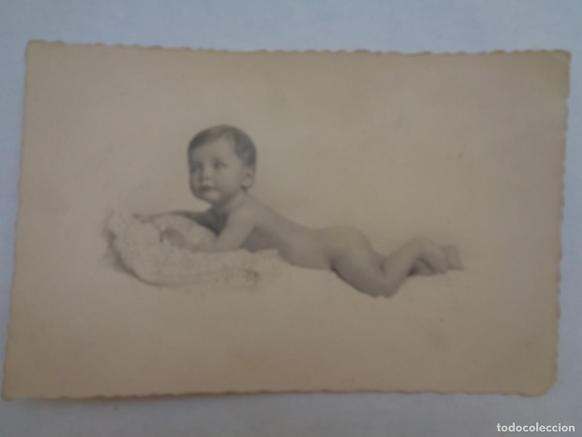 Fotograf&iacute;a antigua: PRECIOSA FOTO DE ESTUDIO DE BEBE TAL SE VE