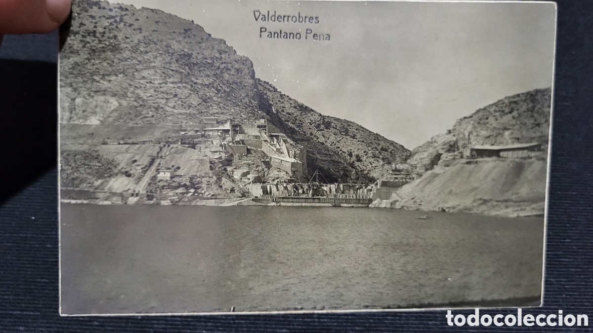 Fotograf&iacute;a antigua: Fotograf&iacute;a antigua Vallderobes Pantano Pena