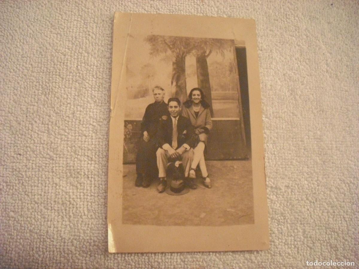 Alte Fotografie: ANTIGUA FOTO CON 3 PERSONAS.