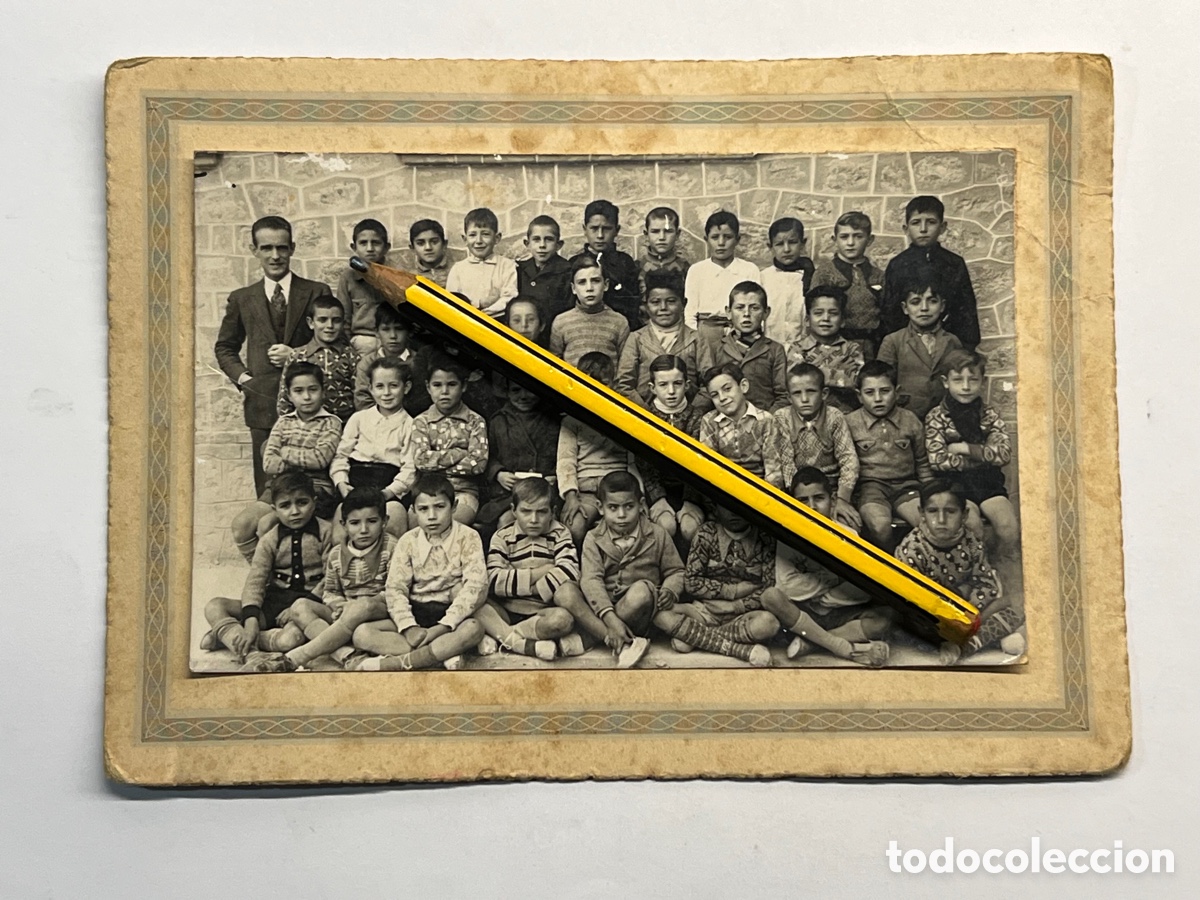 Alte Fotografie: VALENCIA. Fotograf&iacute;a Escolar.., aquellas escuelas de Postguerra&hellip; (h.1945?) R. Sanchiz, fot&oacute;grafo