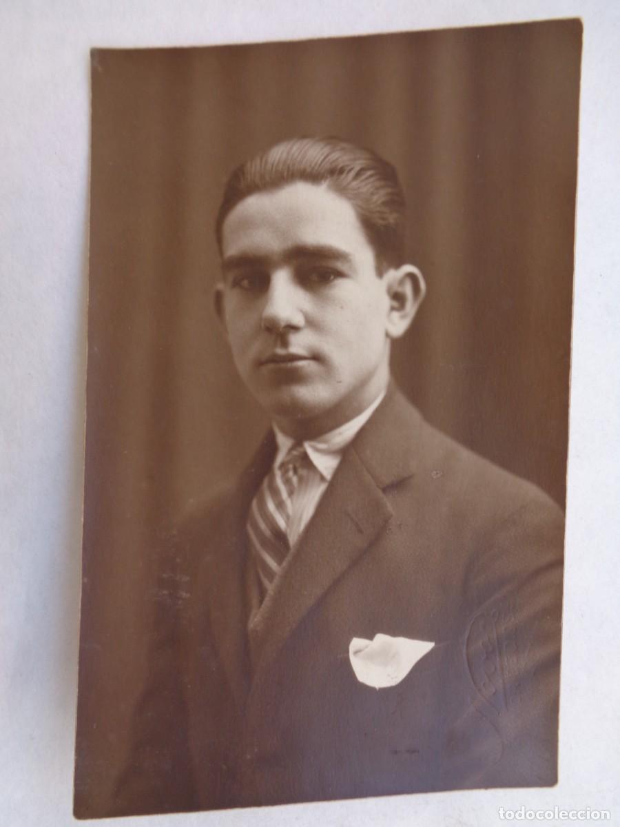 Antique Photography: BONITA FOTO DE ESTUDIO DE JOVEN ELEGANTE, 1927. DE NOVOA, SEVILLA