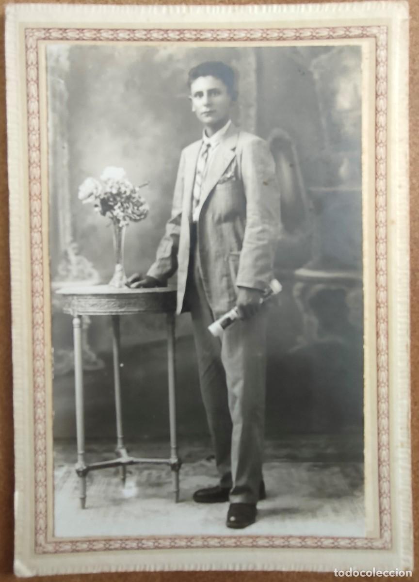Antique Photography: JATIVA CARTON DURO FOTOGRAFO TALENS TARJETA POSTAL