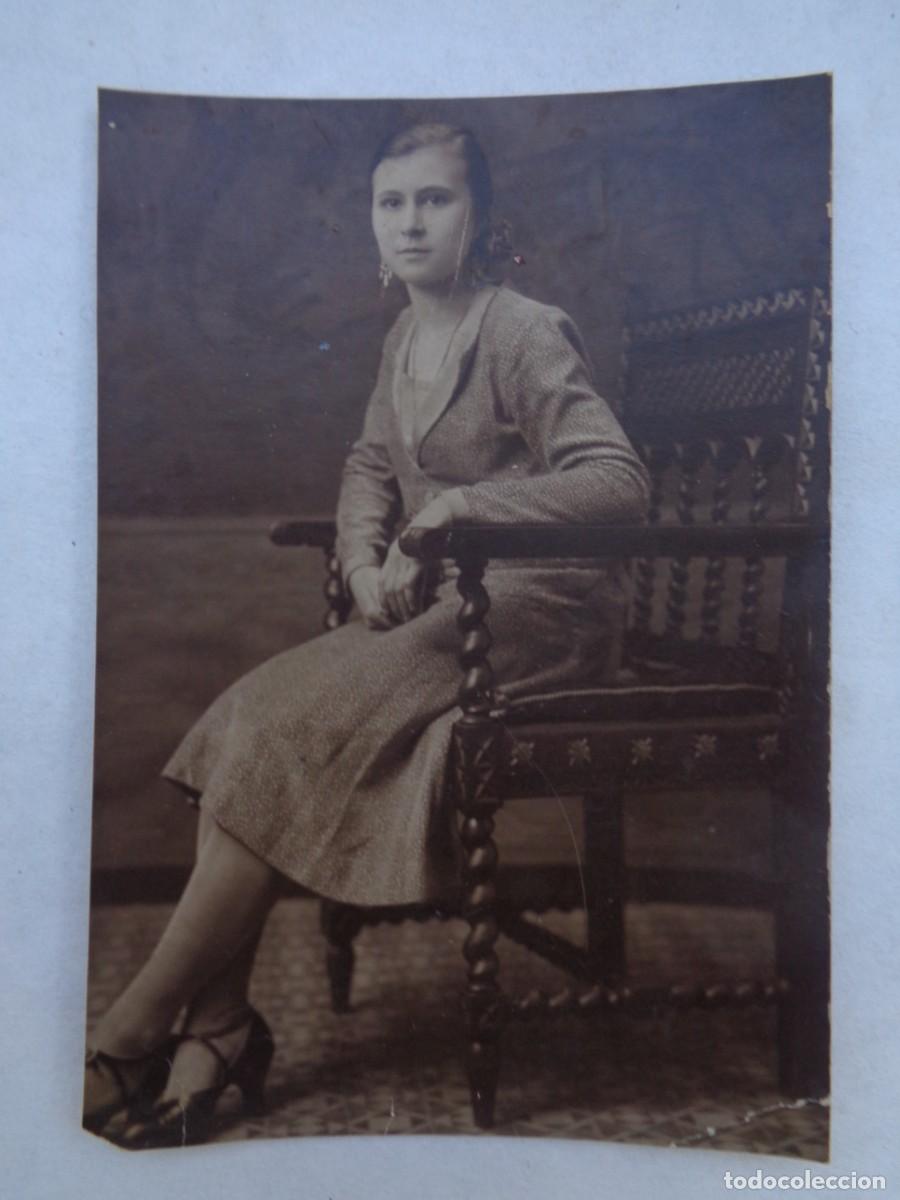 Fotograf&iacute;a antigua: PRECIOSA FOTO DE ESTUDIO DE SE&Ntilde;ORITA, PRINCPIOS DE SIGLO