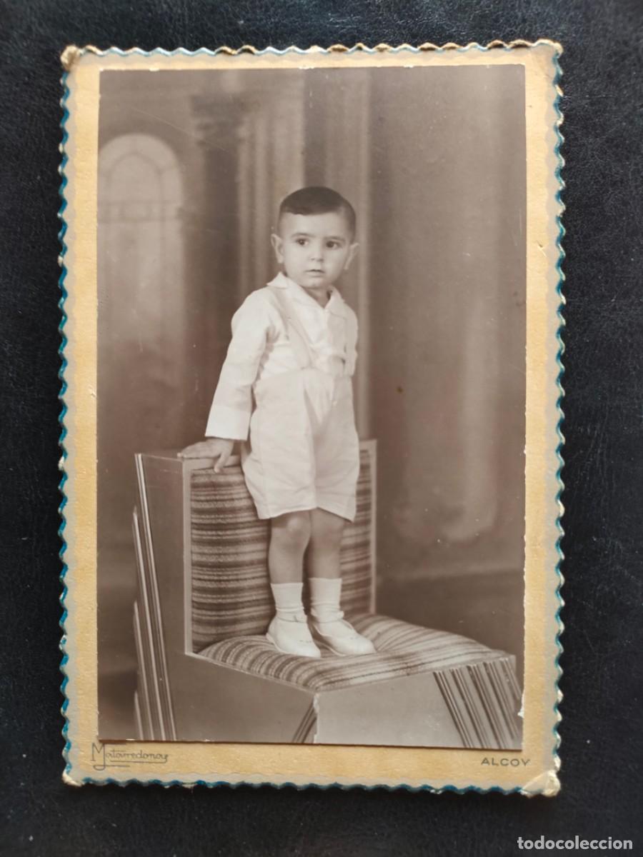Fotografia antiga: ALCOY FOTOGRAFO MATARREDONA CARTON DURO TARJETA POSTAL