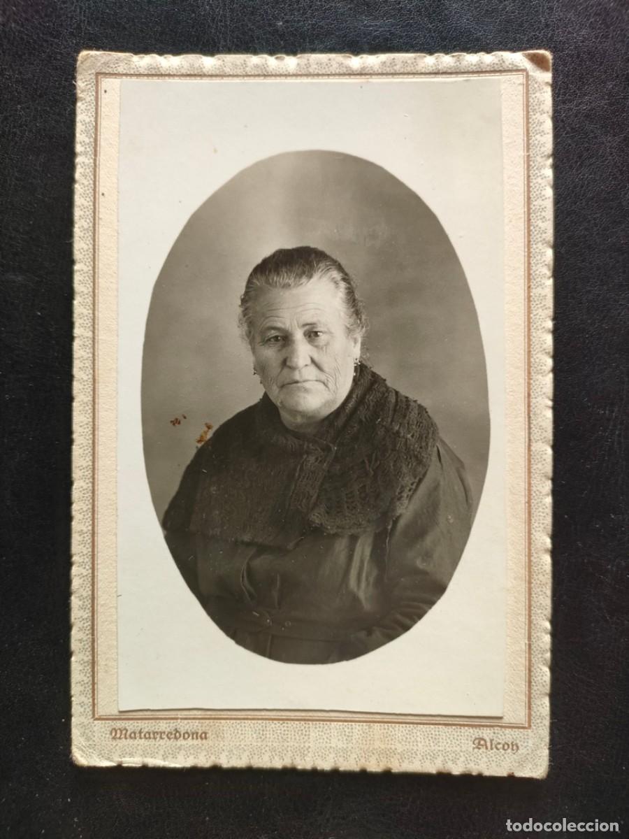 Fotografia antiga: ALCOY FOTOGRAFO MATARREDONA CARTON DURO TARJETA POSTAL