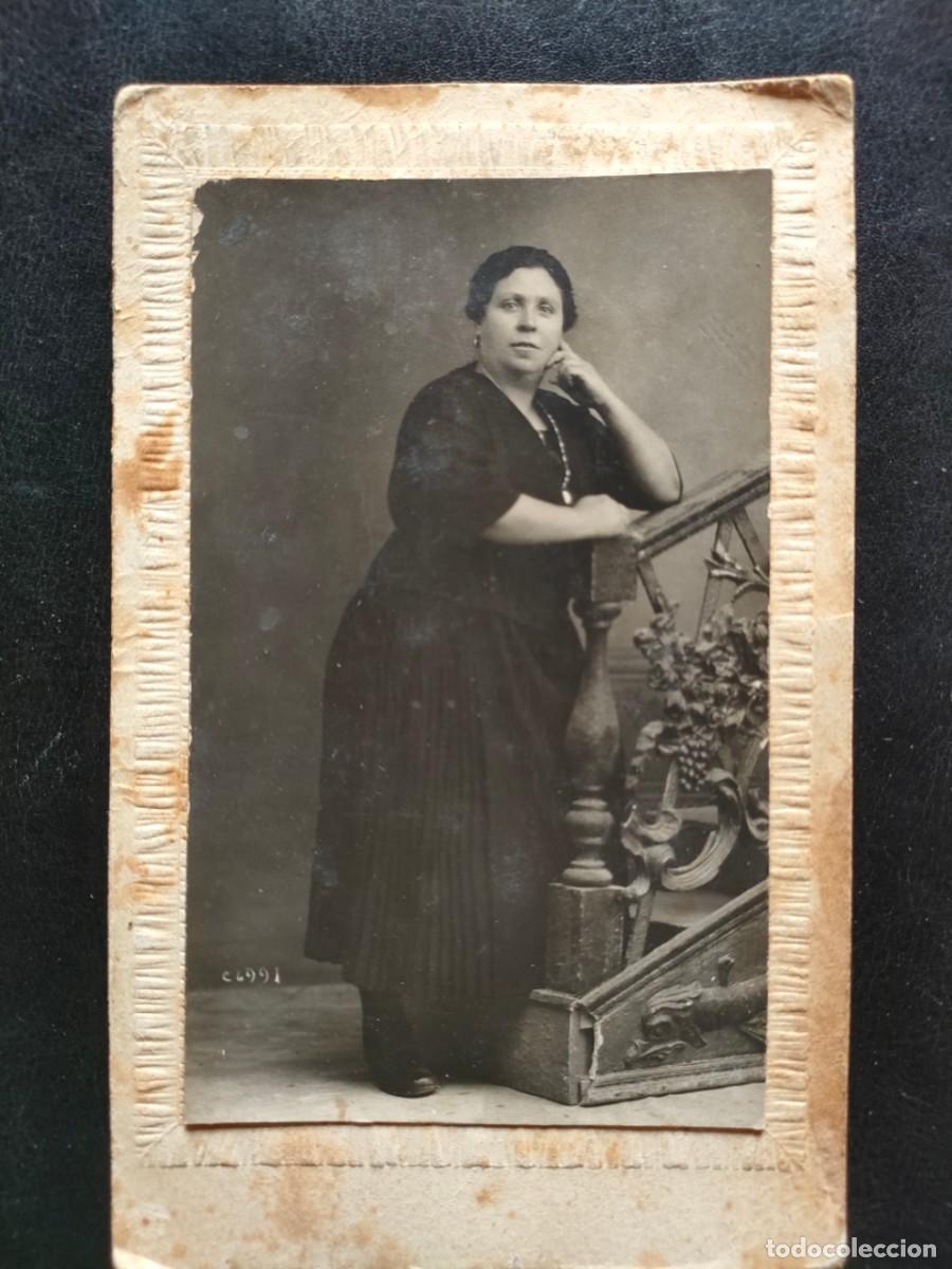 Fotografia antiga: ALCOY FOTOGRAFO MATARREDONA CARTON DURO TARJETA POSTAL