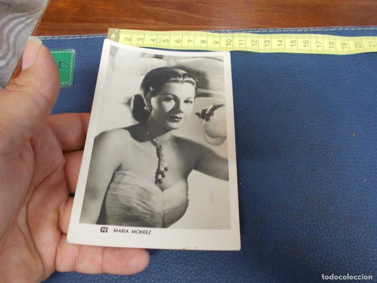Alte Fotografie: MARIA MONTEZ ,,,, FOTO POSTAL,, COLECIONABLE,,, A&Ntilde;OS 40 50,,,
