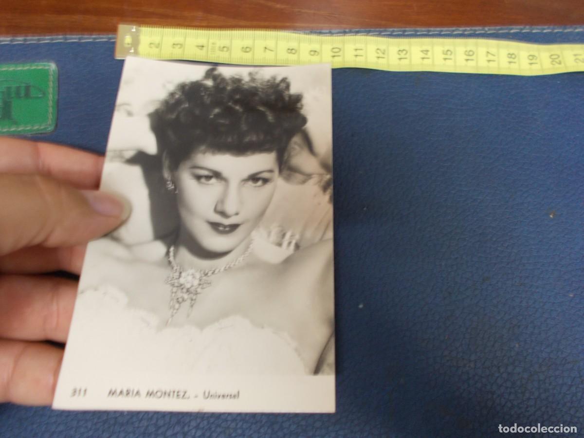 Alte Fotografie: MARIA MONTEZ ,,,, FOTO POSTAL,, COLECIONABLE,,, A&Ntilde;OS 40 50,,,