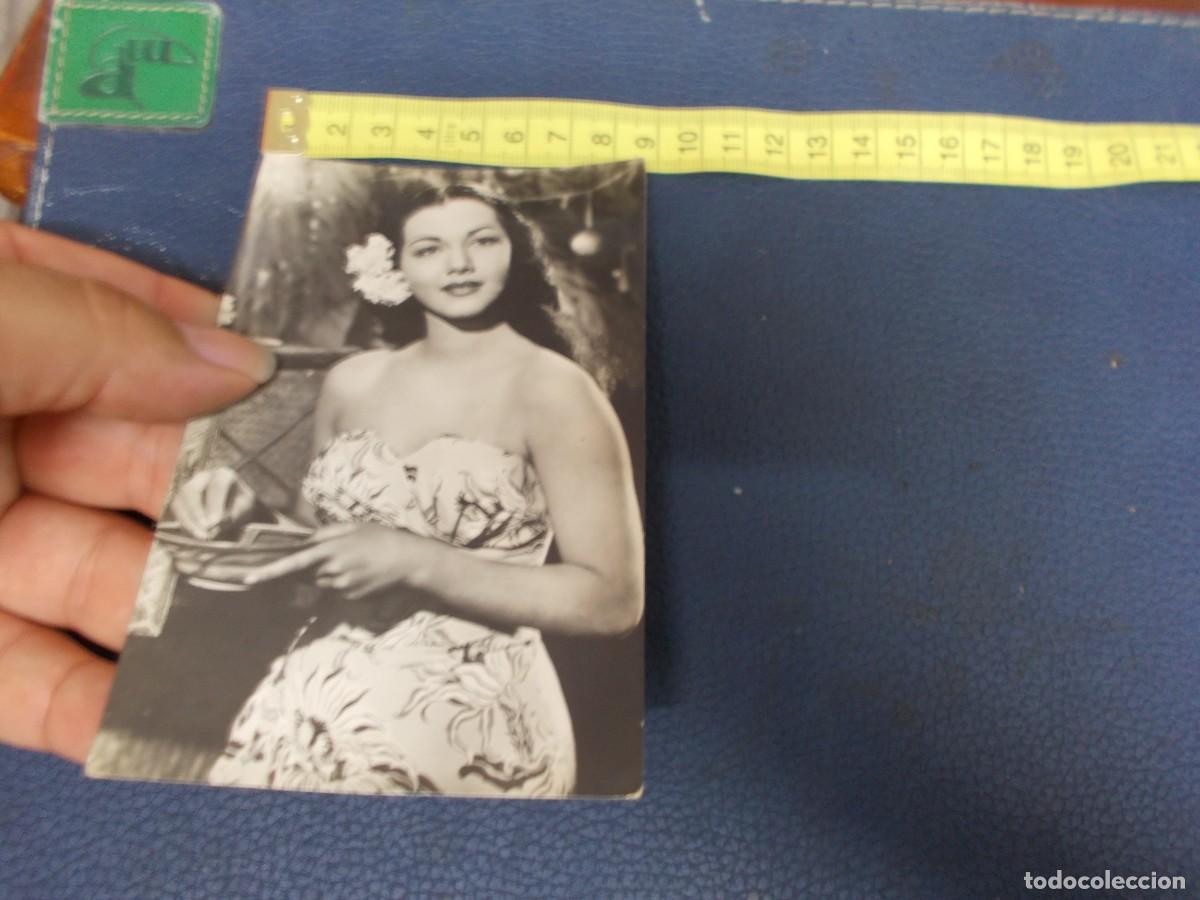 Alte Fotografie: MARIA MONTEZ ,,,, FOTO POSTAL,, COLECIONABLE,,, A&Ntilde;OS 40 50,,,
