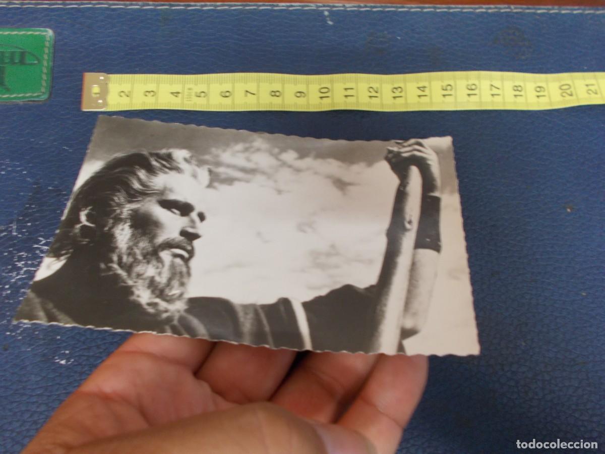 Fotograf&iacute;a antigua: CHARLTON HESTON ,,,, FOTO POSTAL,, COLECIONABLE,,, A&Ntilde;OS 40 50,,,