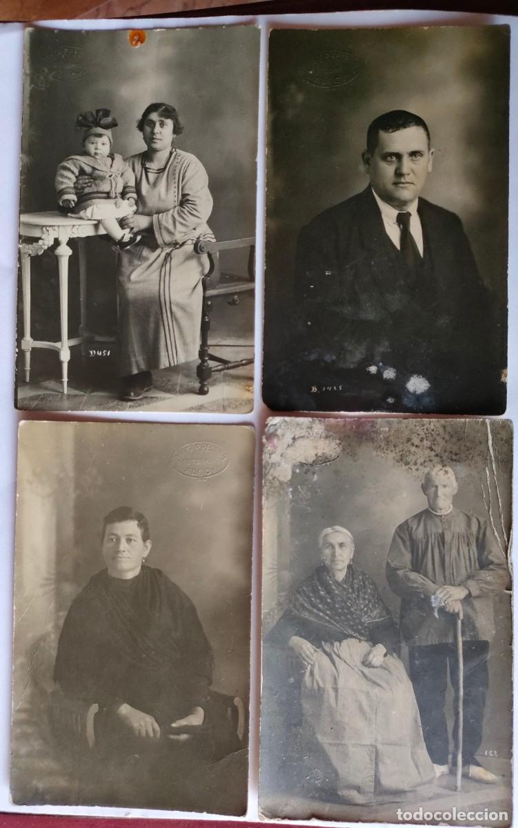 Alte Fotografie: ALCOY FOTOGRAFO MATARREDONA LOTE 4 POSTALES