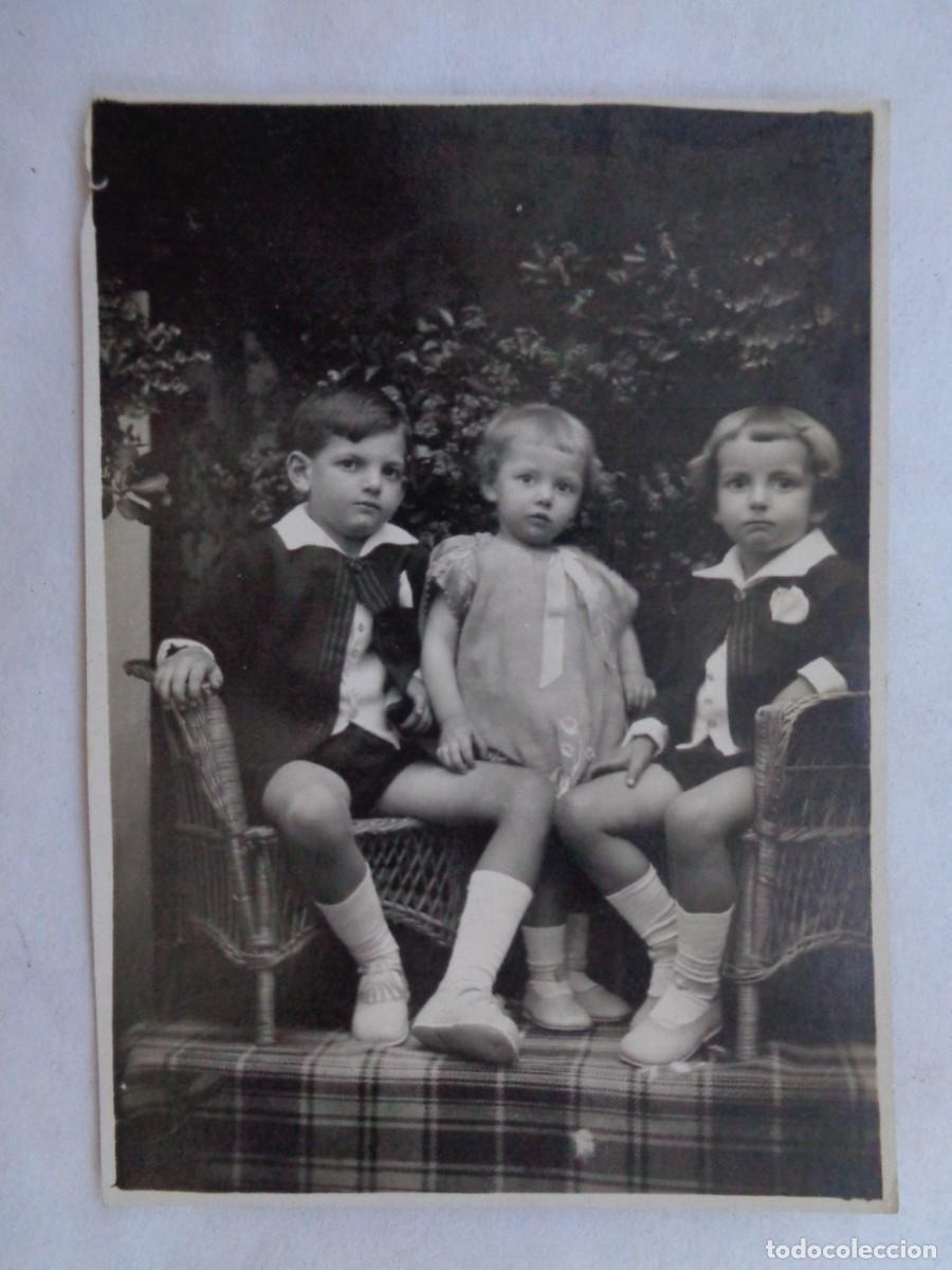 Alte Fotografie: MINUTERO DE FOTOGRAFO CALLEJERO DE NI&Ntilde;OS . GRANJA, A&Ntilde;OS 20