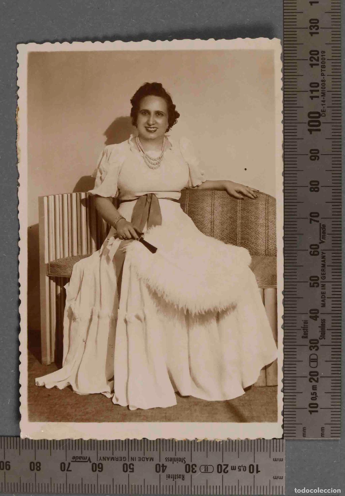 Alte Fotografie: TARJETA POSTAL. MUJER
