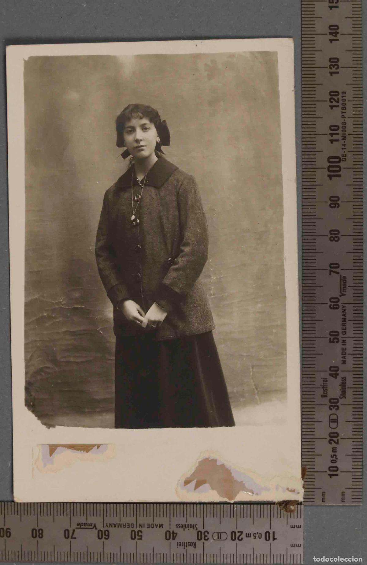 Alte Fotografie: TARJETA POSTAL. MUJER