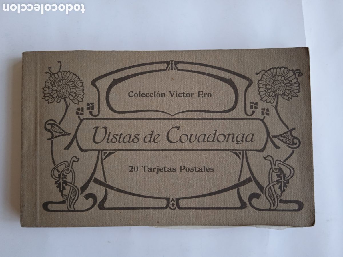 Antique Photography: VISTAS DE COVADONGA. COLECCI&Oacute;N V&Iacute;CTOR ERO. 20 TARJETAS POSTALES. COMPLETO