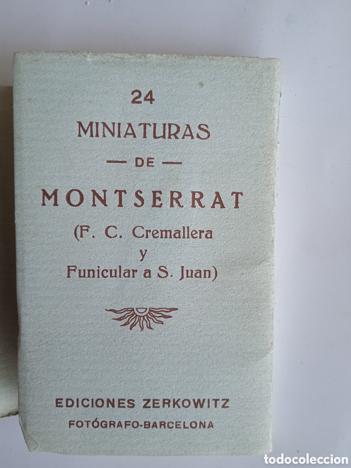 Antique Photography: 24 MINIATURAS DE MONTSERRAT. EDICIONES ZETKOWITZ. COMPLETO