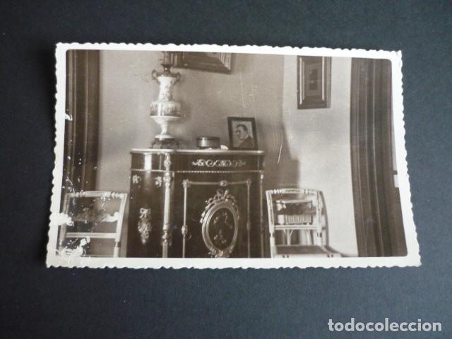 Fotografia antiga: INTERIOR AMUEBLADO ANTIGUA FOTOGRAFIA TAMA&Ntilde;O POSTAL