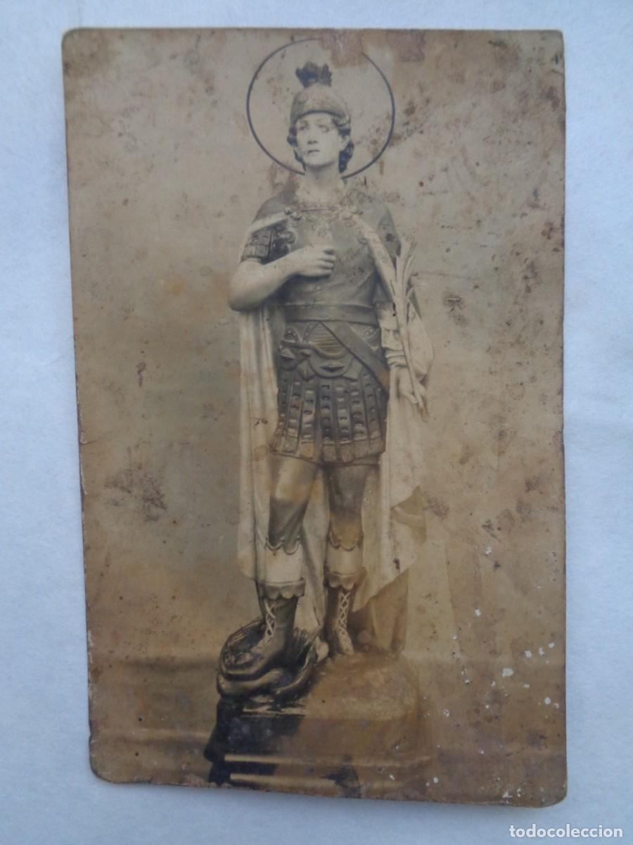 Fotografia antiga: FOTO DE IMAGEN DE SANTO MARTIR . PRINCIPIOS DE SIGLO