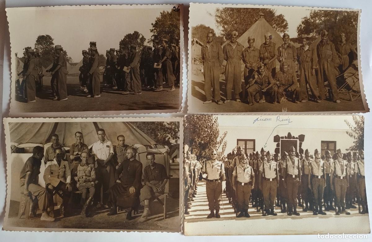 Fotografia antiga: MILITARES LOTE DE 4 TAMA&Ntilde;O POSTAL